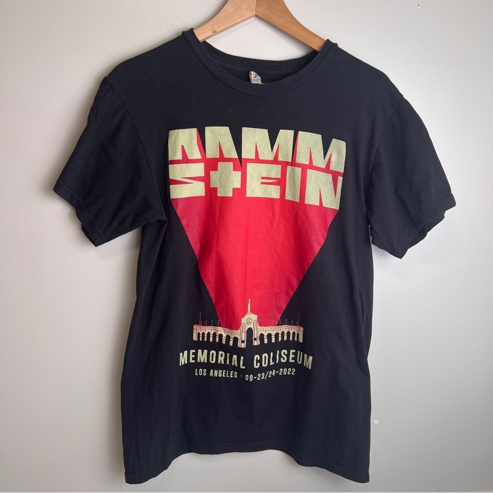 Rammstein Memorial Coliseum M Shirt Los Angeles N American Stadium Tour 2022 EUC